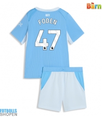 Billiga Manchester City Phil Foden #47 Hemmatröja Barn 2026-27 Kortärmad (+ Korta byxor)